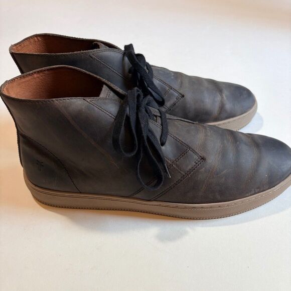 Frye Other - Frye Astor Chukka Boots 11.5 Black Leather High Top Business Casual Sneakers